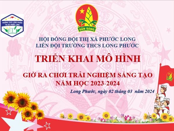GIỜ RA CHƠI TRẢI NGHIỆM SÁNG TẠO